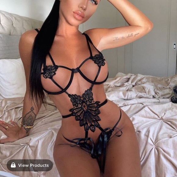 New “Your Side Of The Bed” Teddy - Black - Picture 11 of 16